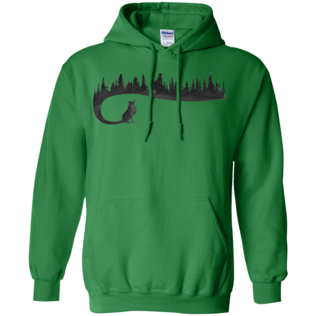 Sweatshirts Irish Green / S Wolf Tail Pullover Hoodie