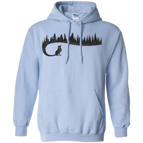Sweatshirts Light Blue / S Wolf Tail Pullover Hoodie