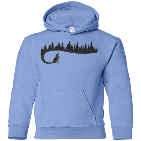 Sweatshirts Carolina Blue / YS Wolf Tail Youth Hoodie