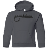 Sweatshirts Charcoal / YS Wolf Tail Youth Hoodie