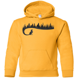 Sweatshirts Gold / YS Wolf Tail Youth Hoodie
