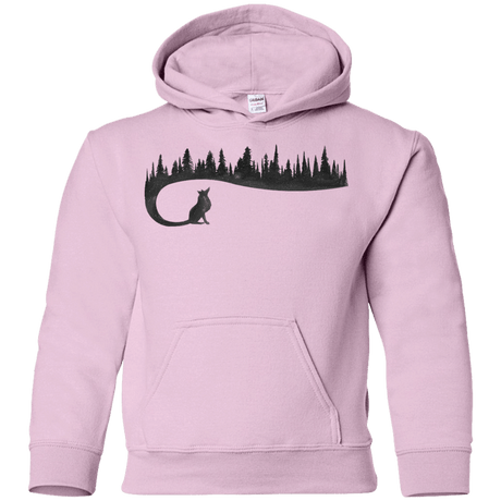 Sweatshirts Light Pink / YS Wolf Tail Youth Hoodie