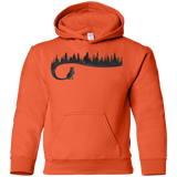 Sweatshirts Orange / YS Wolf Tail Youth Hoodie