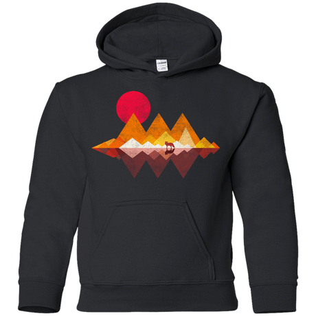 Sweatshirts Black / YS Wolflands Youth Hoodie