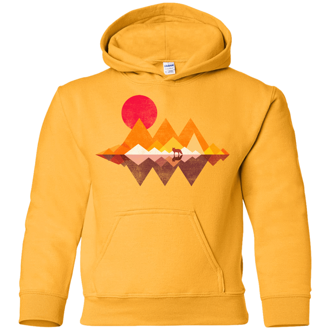 Sweatshirts Gold / YS Wolflands Youth Hoodie