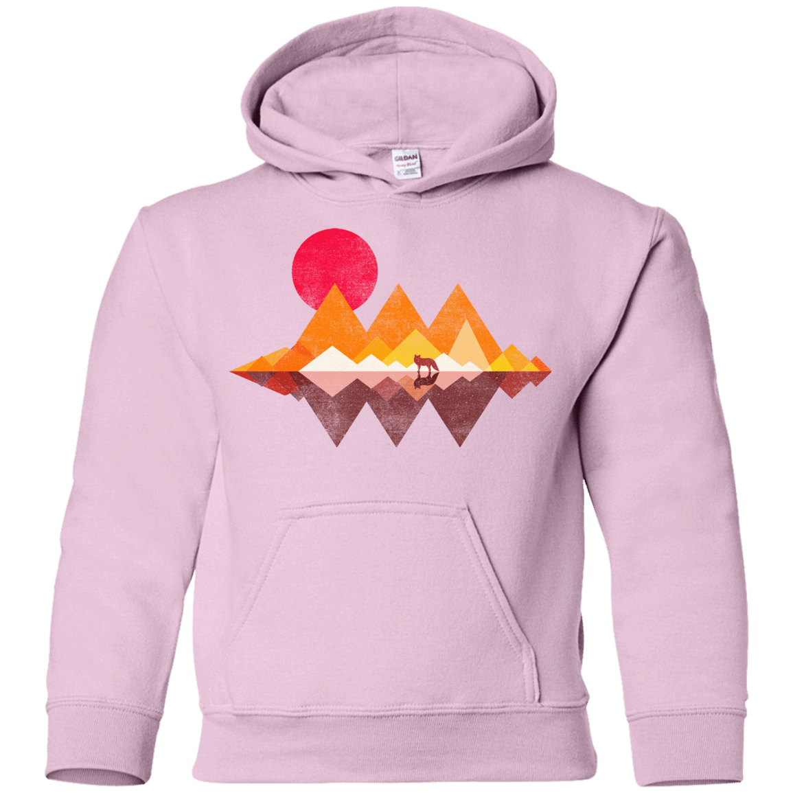 Sweatshirts Light Pink / YS Wolflands Youth Hoodie