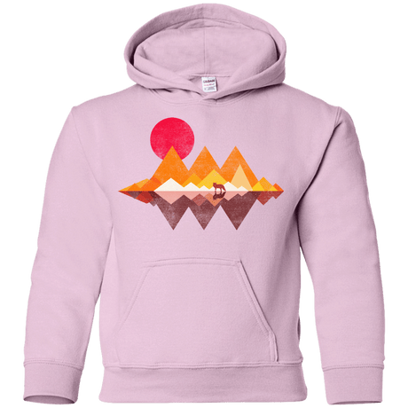 Sweatshirts Light Pink / YS Wolflands Youth Hoodie