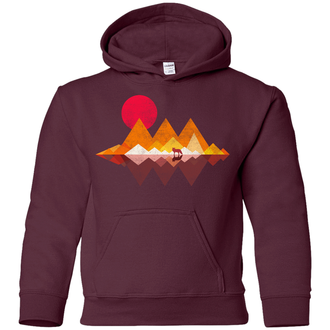 Sweatshirts Maroon / YS Wolflands Youth Hoodie