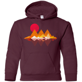 Sweatshirts Maroon / YS Wolflands Youth Hoodie