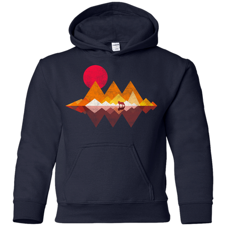 Sweatshirts Navy / YS Wolflands Youth Hoodie