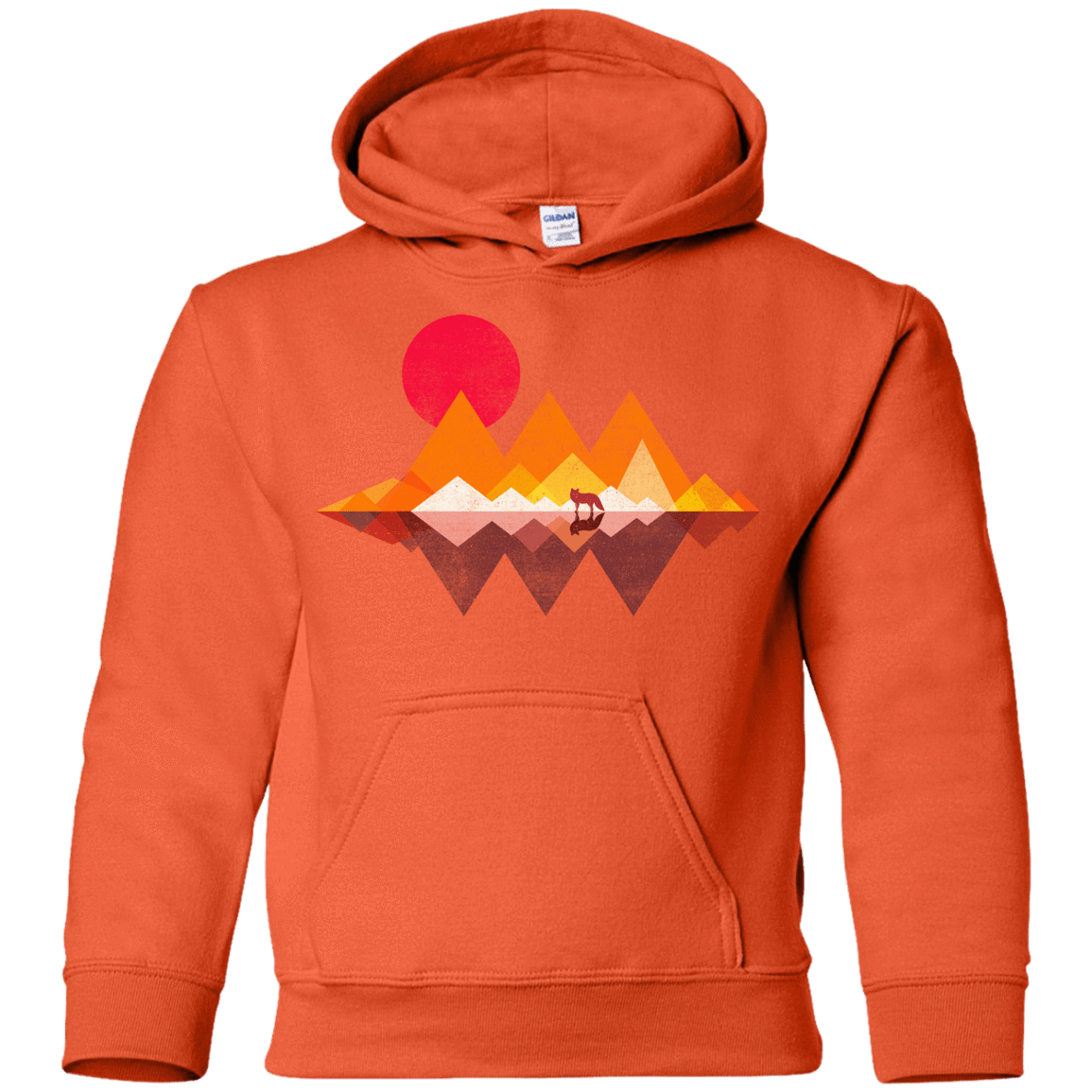 Sweatshirts Orange / YS Wolflands Youth Hoodie