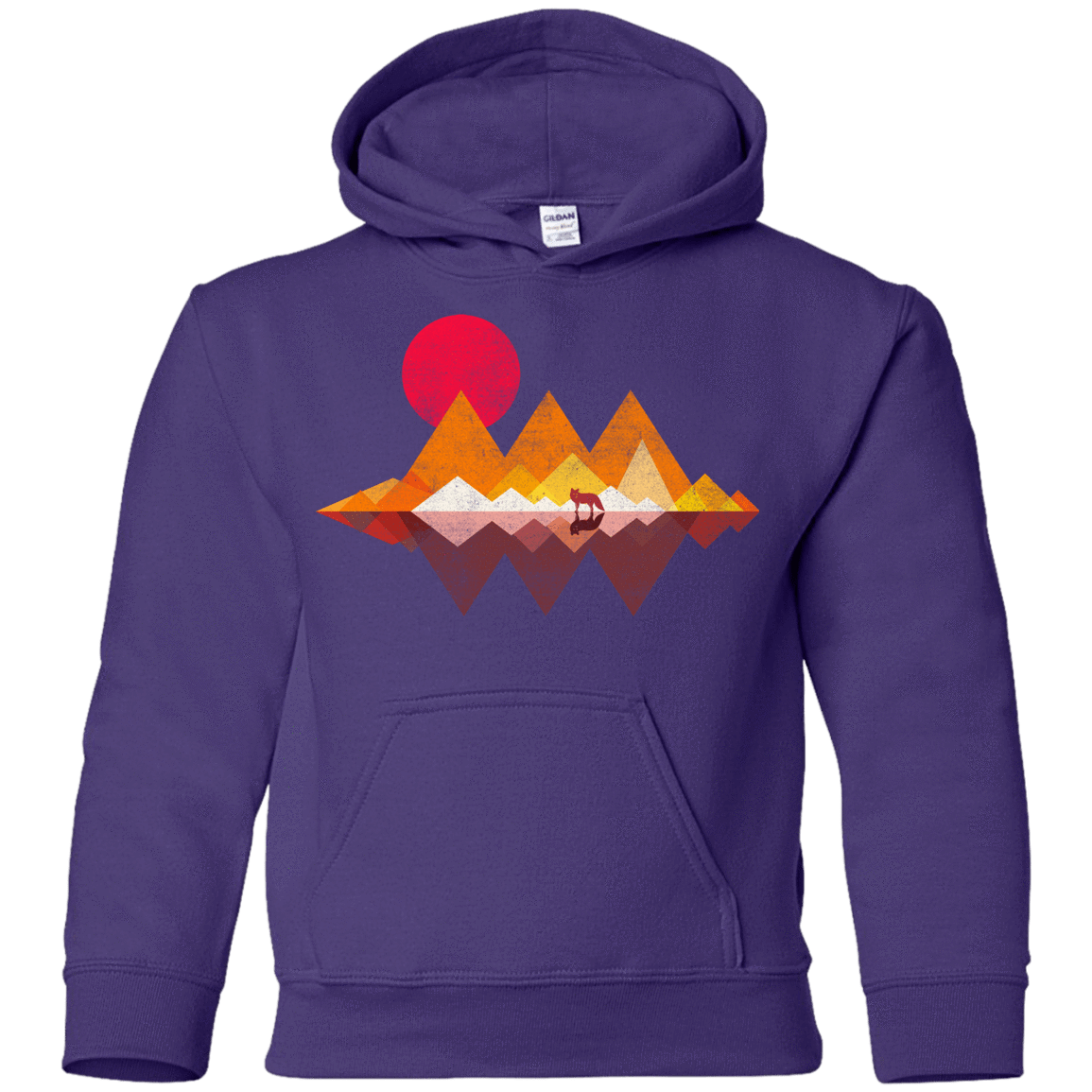 Sweatshirts Purple / YS Wolflands Youth Hoodie
