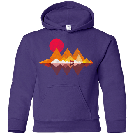 Sweatshirts Purple / YS Wolflands Youth Hoodie