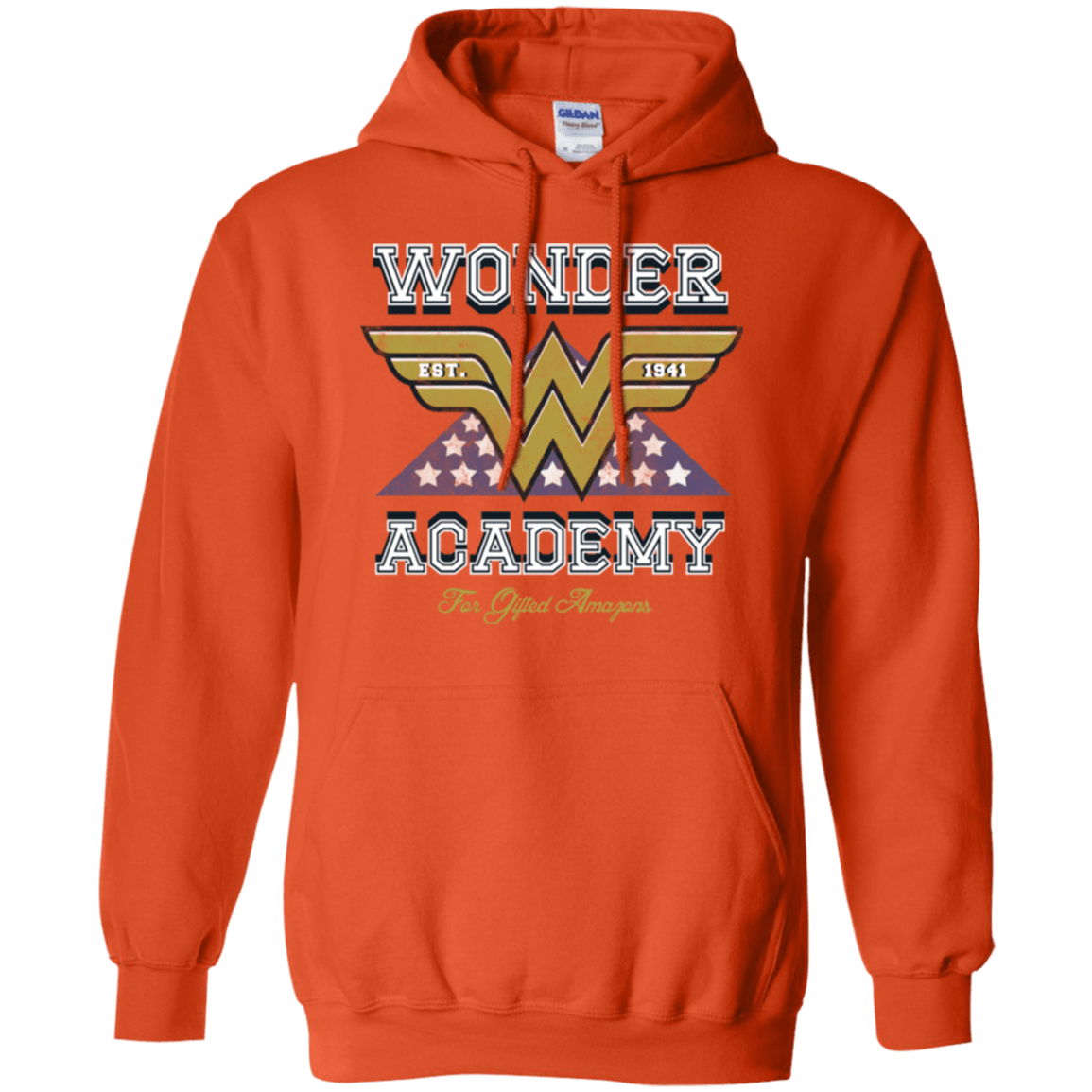 Sweatshirts Orange / Small Wonder Academy Pullover Hoodie