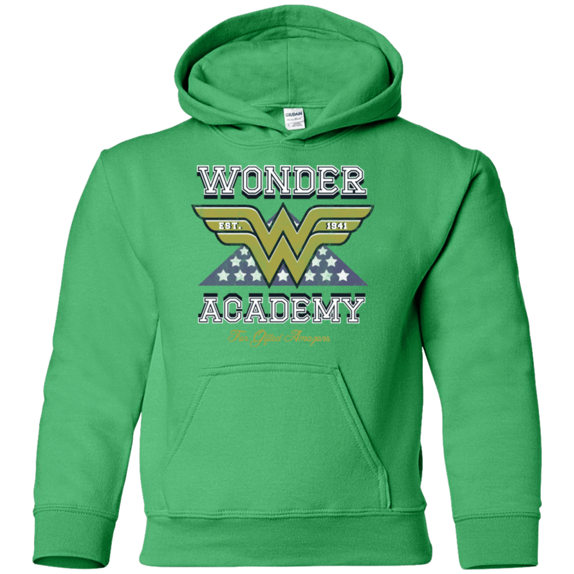 Sweatshirts Irish Green / YS Wonder Academy Youth Hoodie