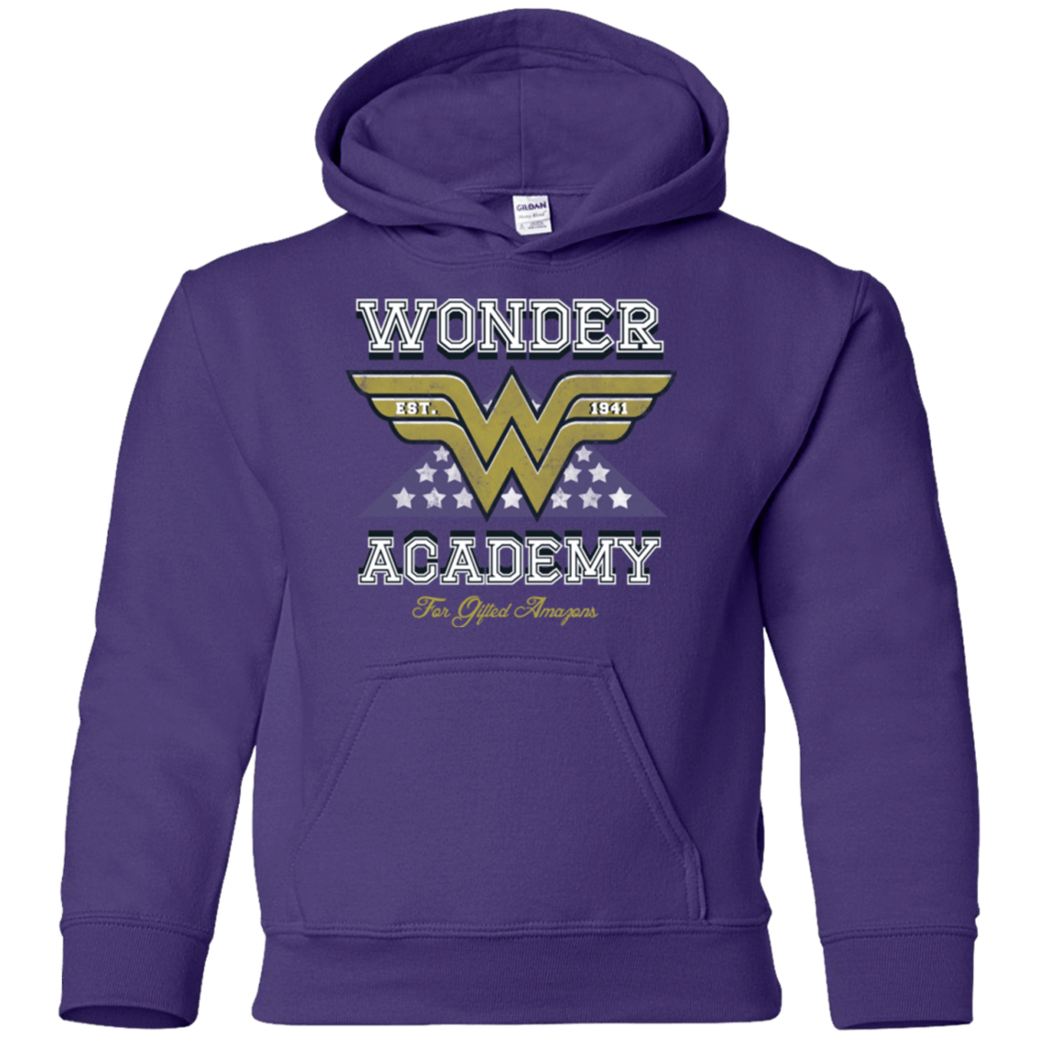Sweatshirts Purple / YS Wonder Academy Youth Hoodie