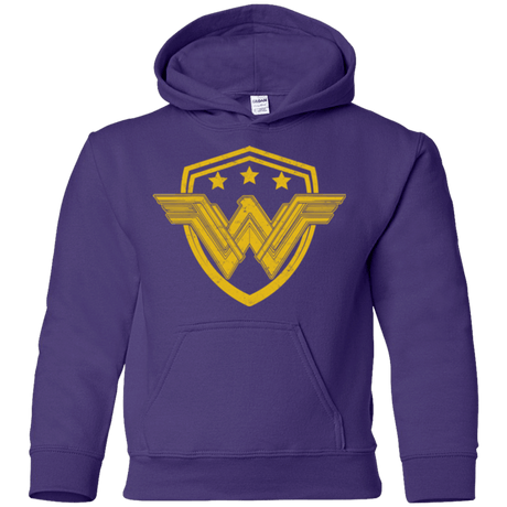 Sweatshirts Purple / YS Wonder Eagle Youth Hoodie