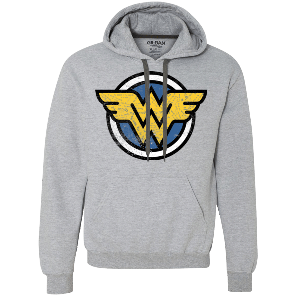 Sweatshirts Sport Grey / Small WONDER WOMAN Premium Fleece Hoodie