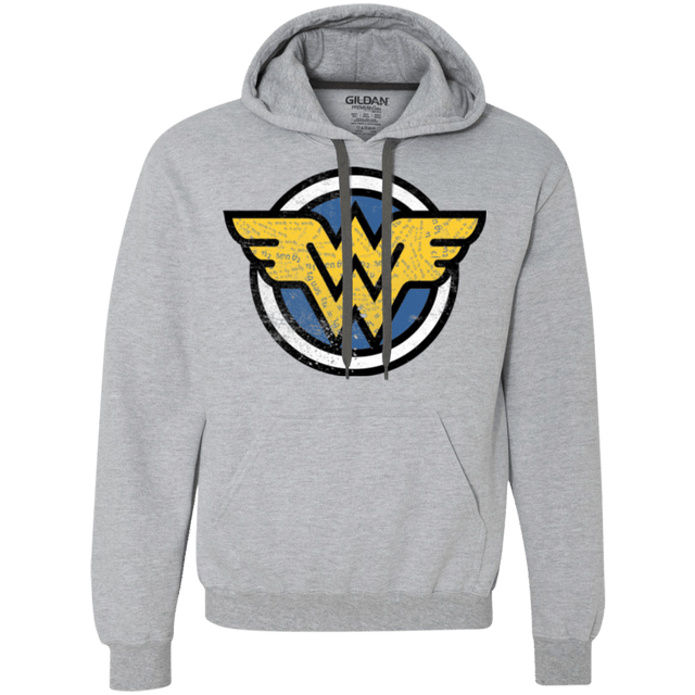Sweatshirts Sport Grey / Small WONDER WOMAN Premium Fleece Hoodie