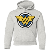 Sweatshirts Ash / YS WONDER WOMAN Youth Hoodie
