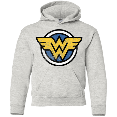 Sweatshirts Ash / YS WONDER WOMAN Youth Hoodie