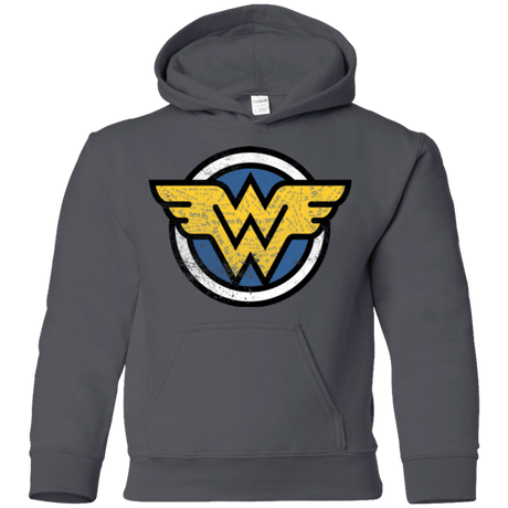 Sweatshirts Charcoal / YS WONDER WOMAN Youth Hoodie