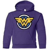 Sweatshirts Purple / YS WONDER WOMAN Youth Hoodie