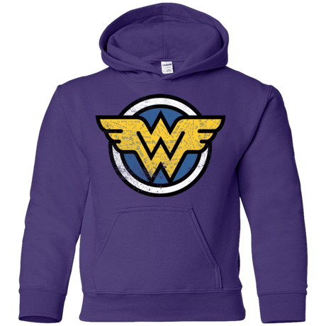 Sweatshirts Purple / YS WONDER WOMAN Youth Hoodie