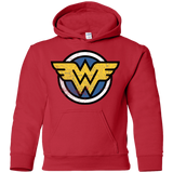 Sweatshirts Red / YS WONDER WOMAN Youth Hoodie