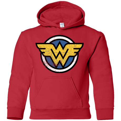 Sweatshirts Red / YS WONDER WOMAN Youth Hoodie
