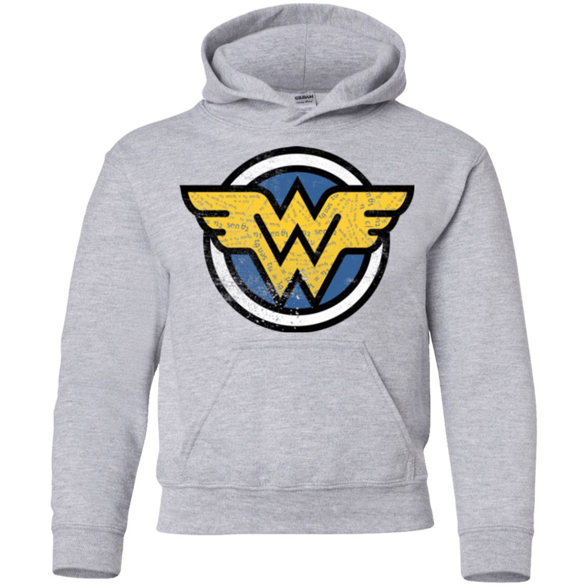 Sweatshirts Sport Grey / YS WONDER WOMAN Youth Hoodie