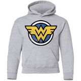 Sweatshirts Sport Grey / YS WONDER WOMAN Youth Hoodie