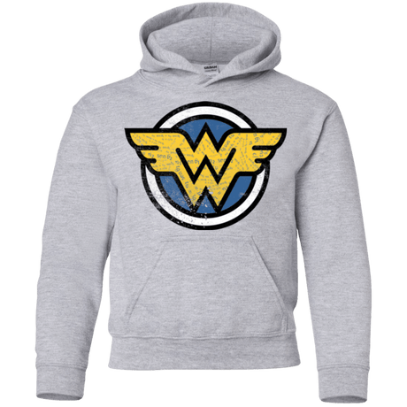 Sweatshirts Sport Grey / YS WONDER WOMAN Youth Hoodie