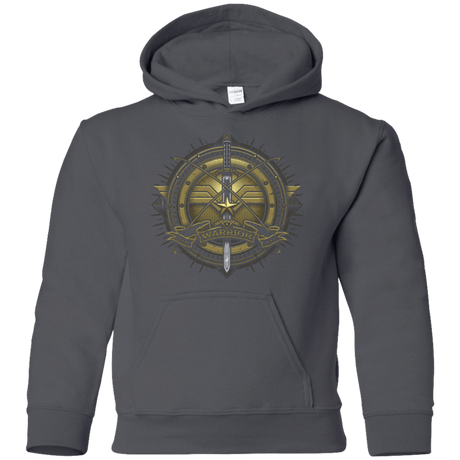 Sweatshirts Charcoal / YS Wonderfull Warrior Youth Hoodie