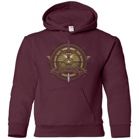 Sweatshirts Maroon / YS Wonderfull Warrior Youth Hoodie
