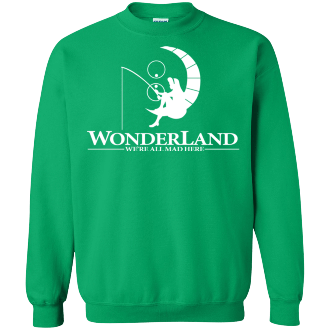 Sweatshirts Irish Green / Small Wonderland Animation Crewneck Sweatshirt