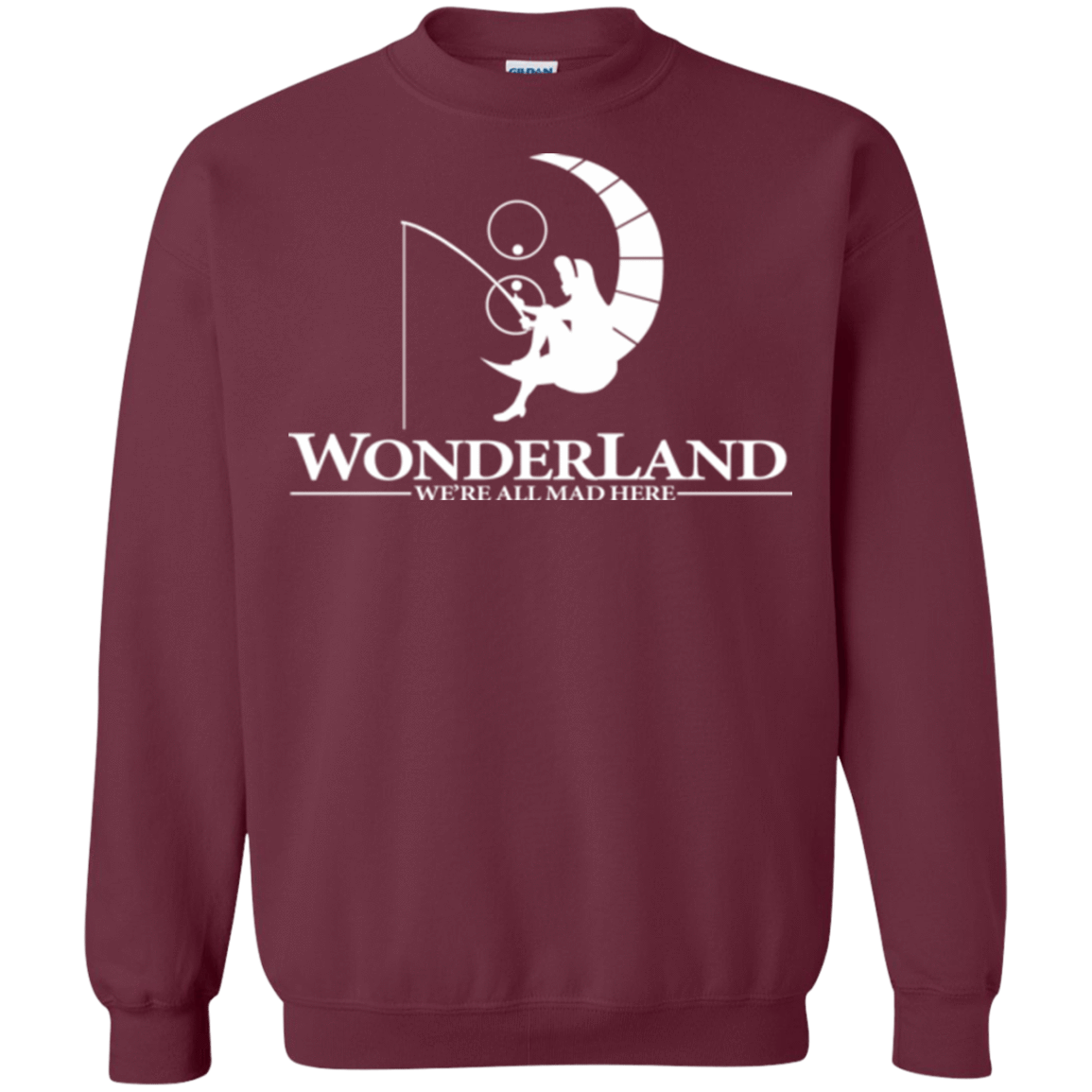 Sweatshirts Maroon / Small Wonderland Animation Crewneck Sweatshirt