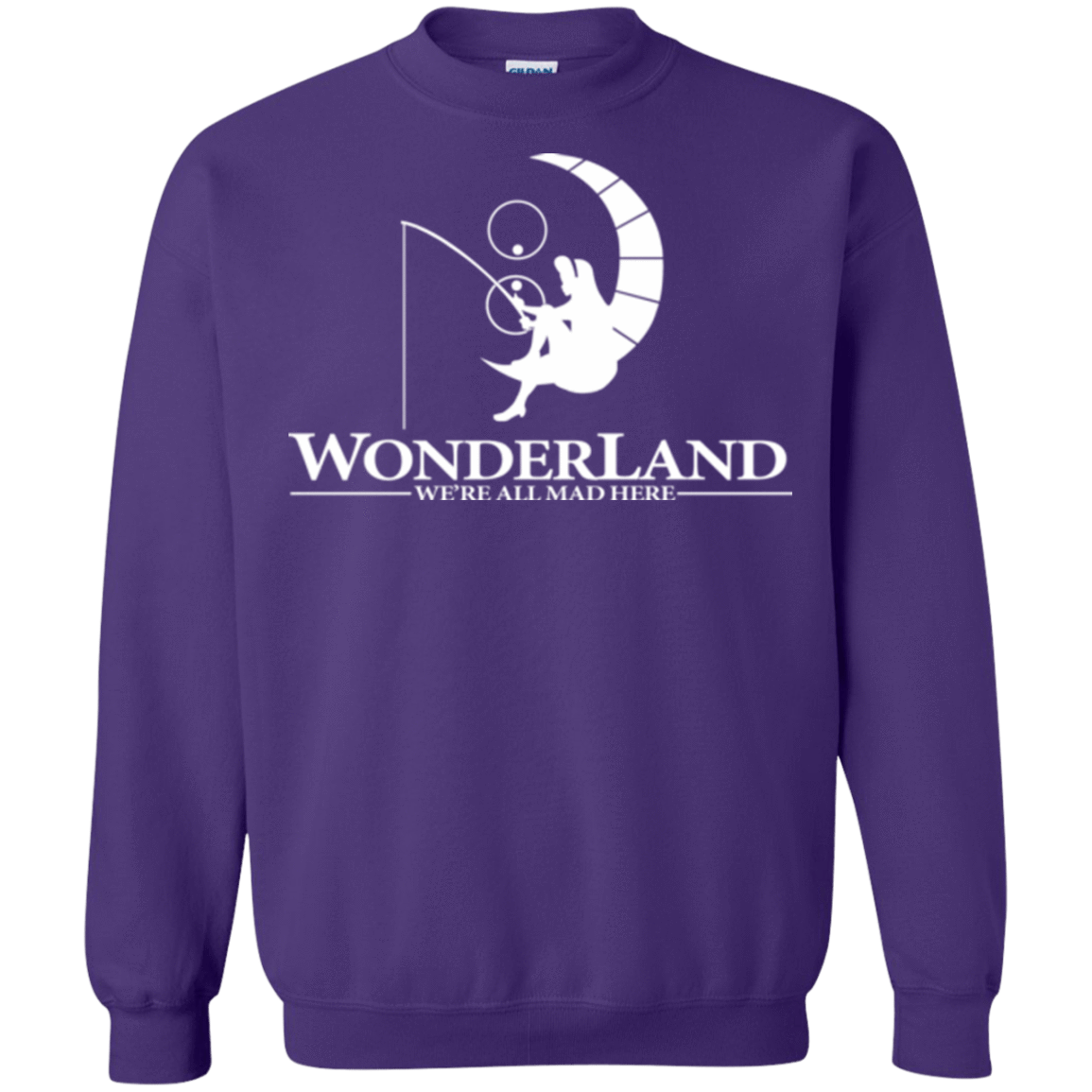 Sweatshirts Purple / Small Wonderland Animation Crewneck Sweatshirt