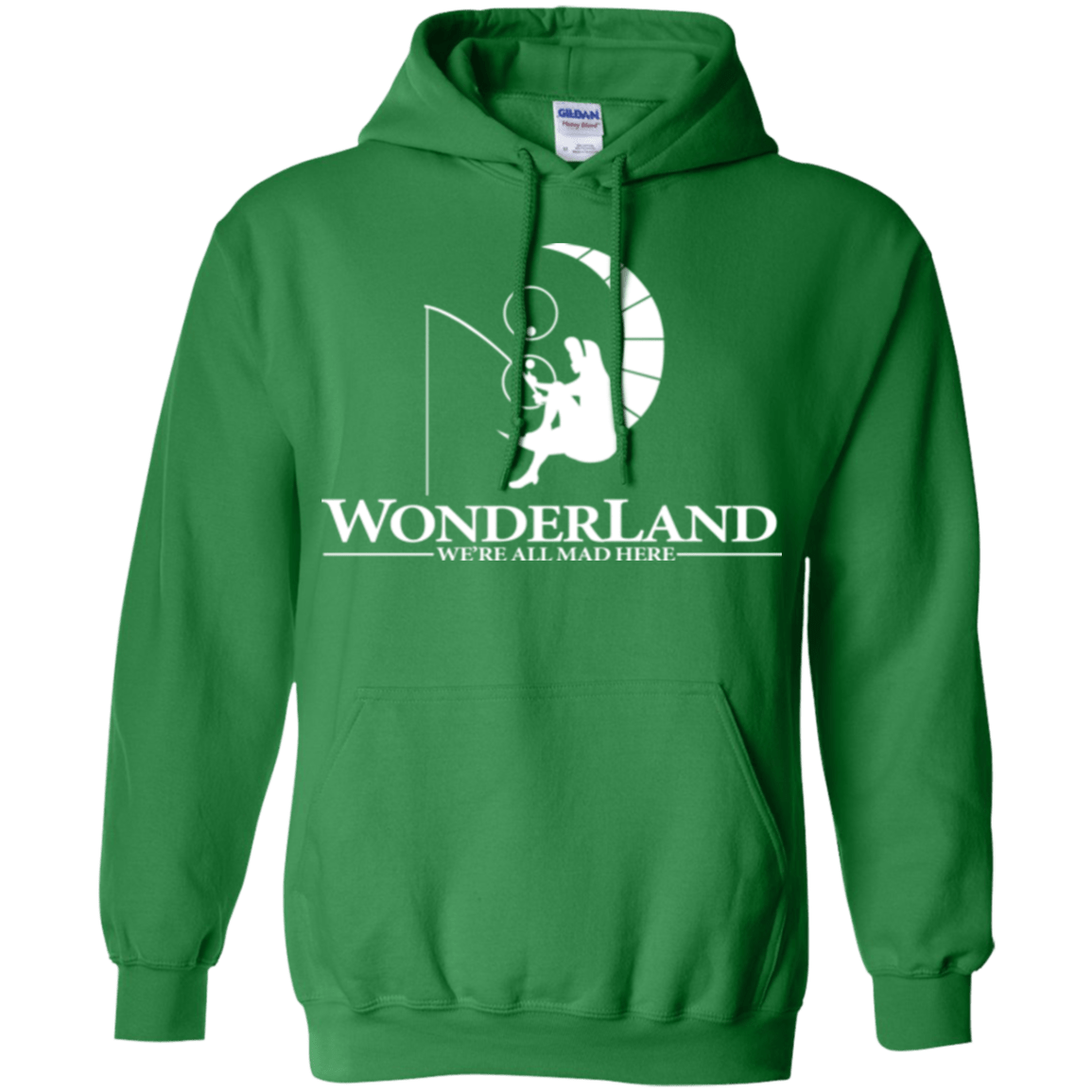 Sweatshirts Irish Green / Small Wonderland Animation Pullover Hoodie