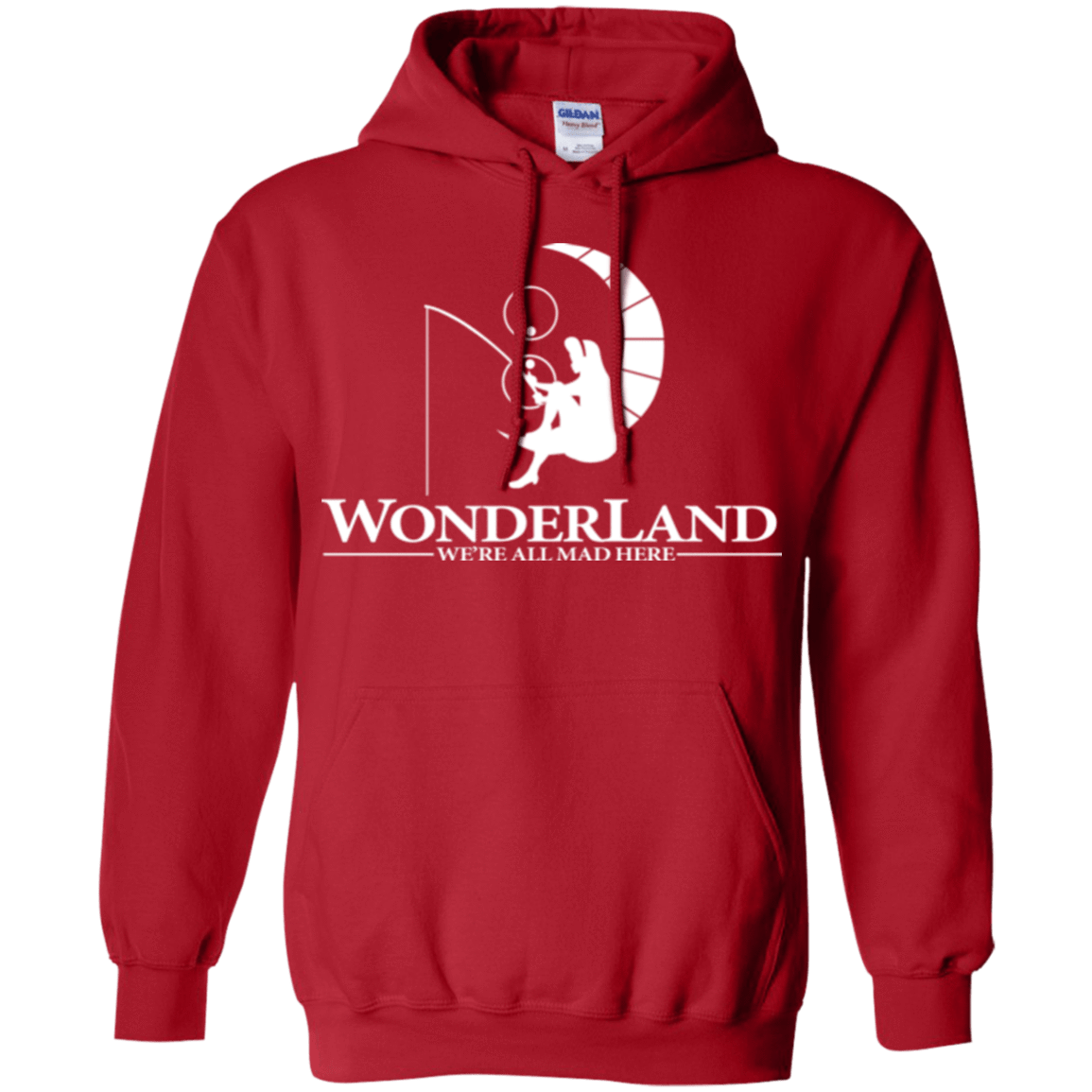 Sweatshirts Red / Small Wonderland Animation Pullover Hoodie