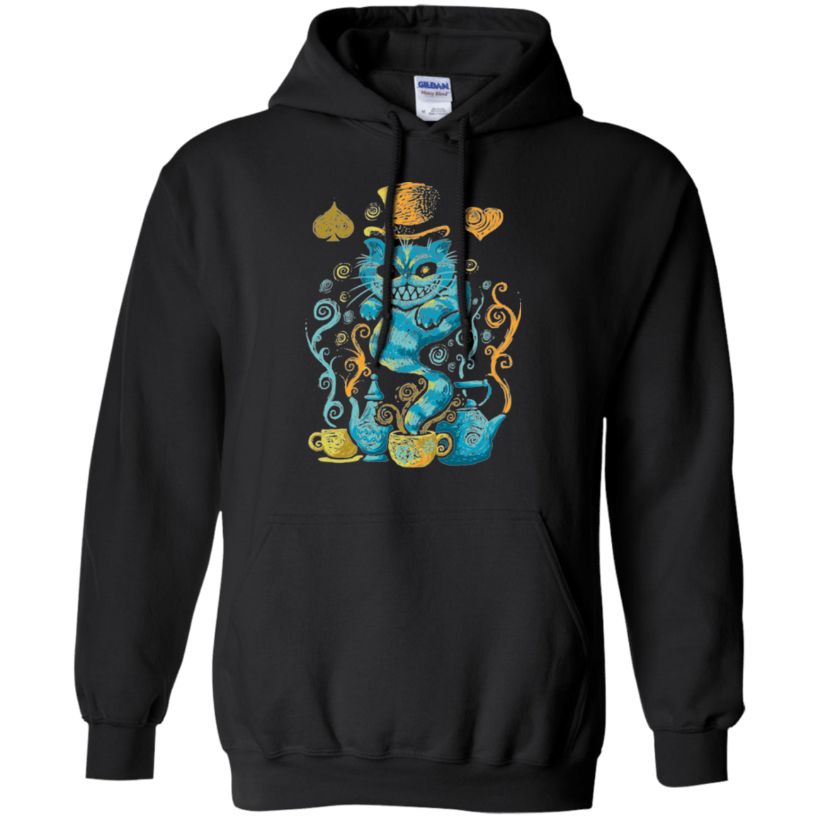 Sweatshirts Black / Small WONDERLAND IMPRESSIONS Pullover Hoodie