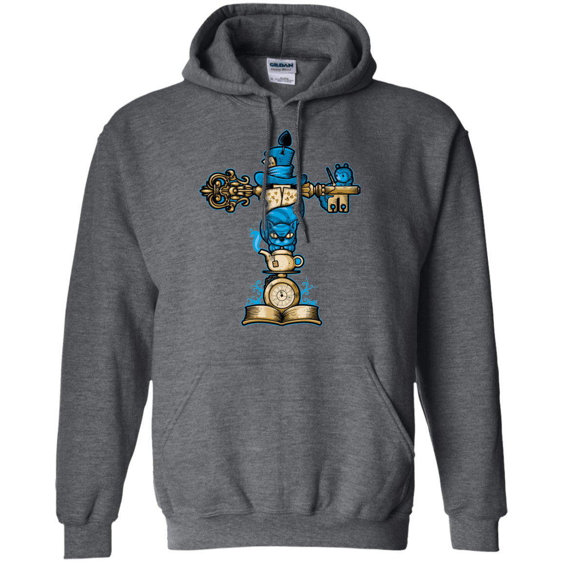 Sweatshirts Dark Heather / Small Wonderland Totem Pullover Hoodie