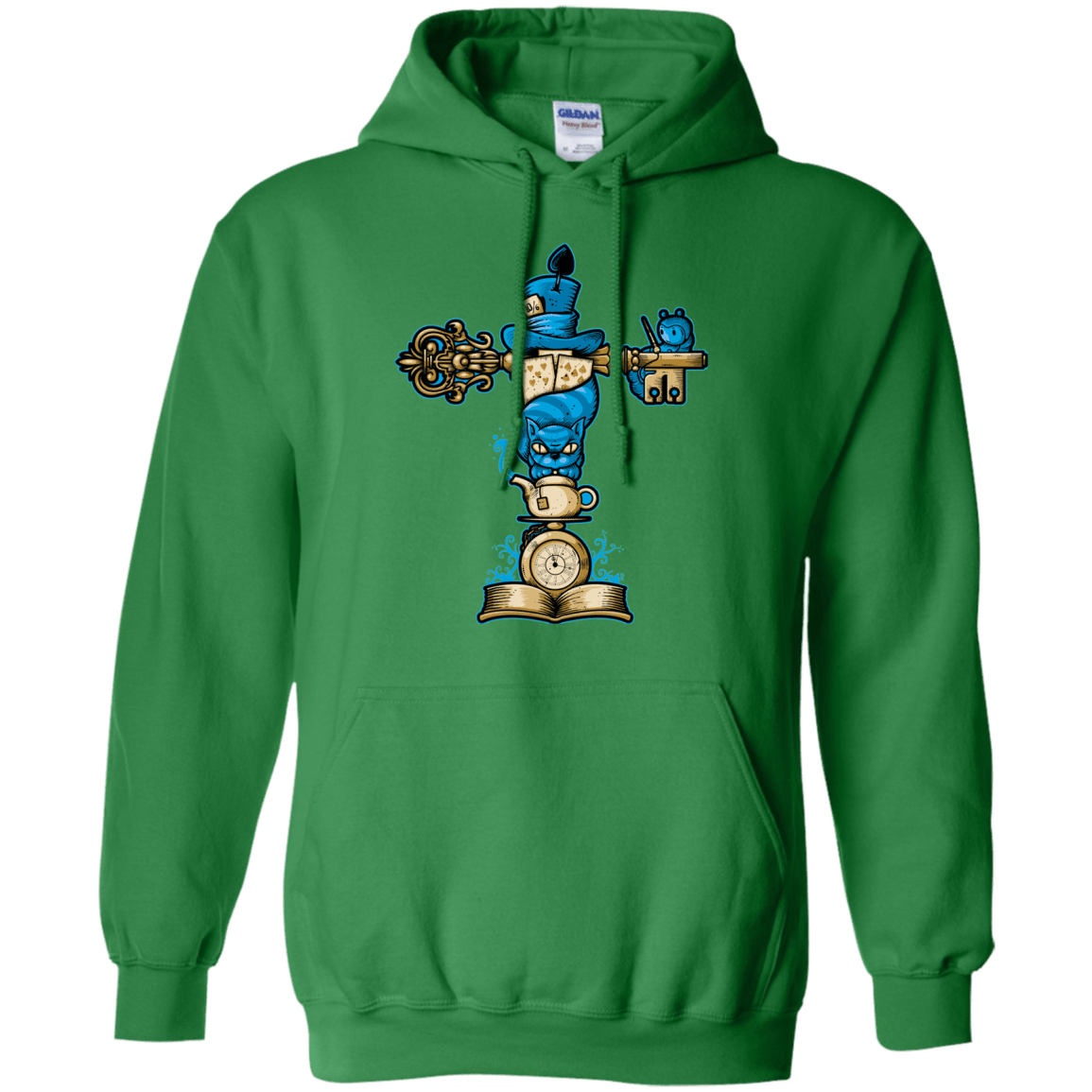 Sweatshirts Irish Green / Small Wonderland Totem Pullover Hoodie