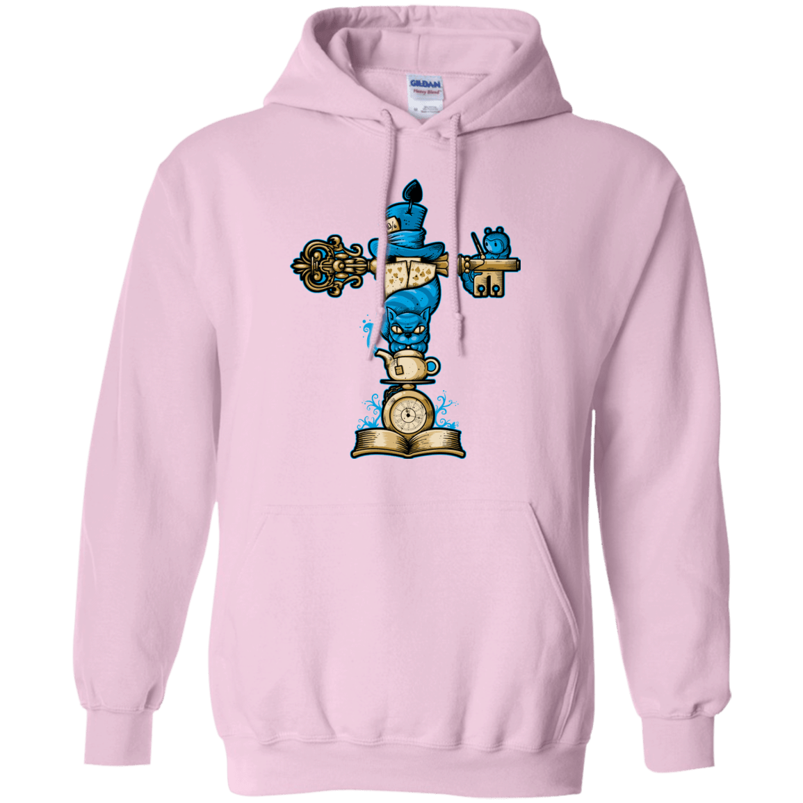 Sweatshirts Light Pink / Small Wonderland Totem Pullover Hoodie