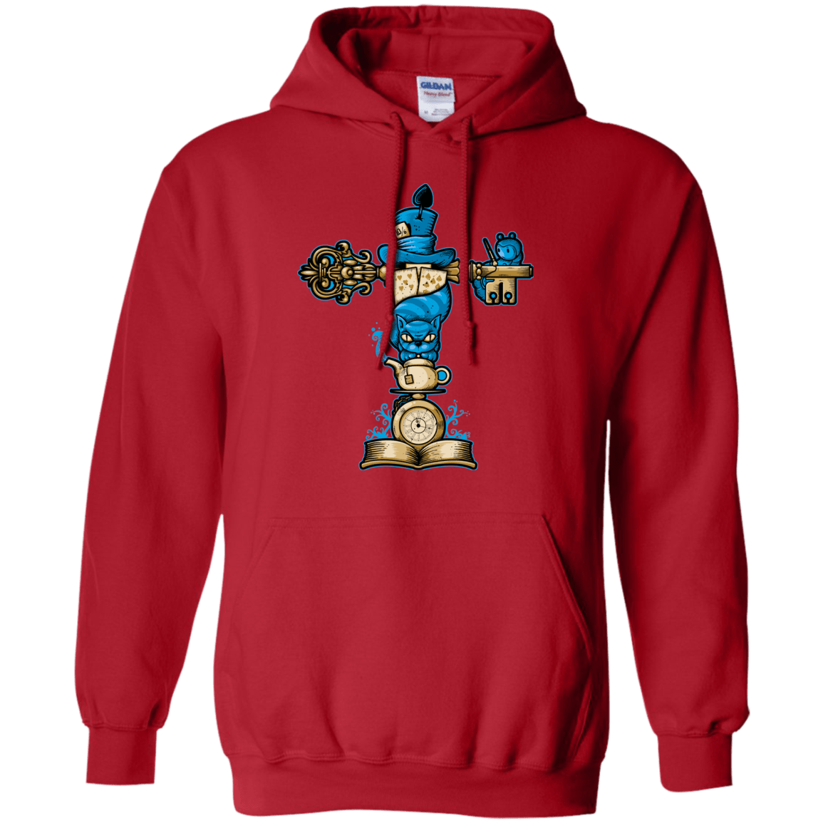 Sweatshirts Red / Small Wonderland Totem Pullover Hoodie