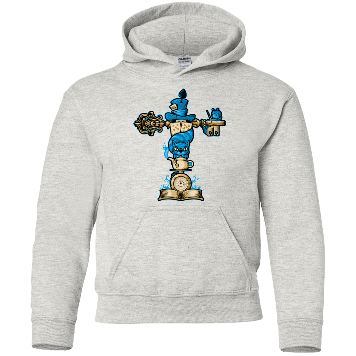 Sweatshirts Ash / YS Wonderland Totem Youth Hoodie