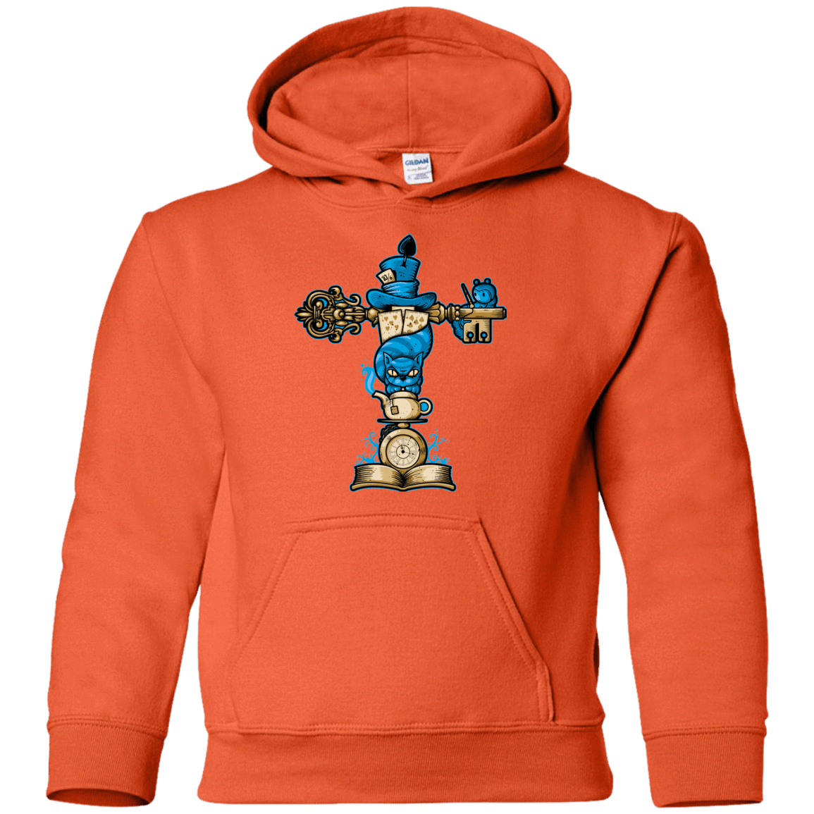 Sweatshirts Orange / YS Wonderland Totem Youth Hoodie
