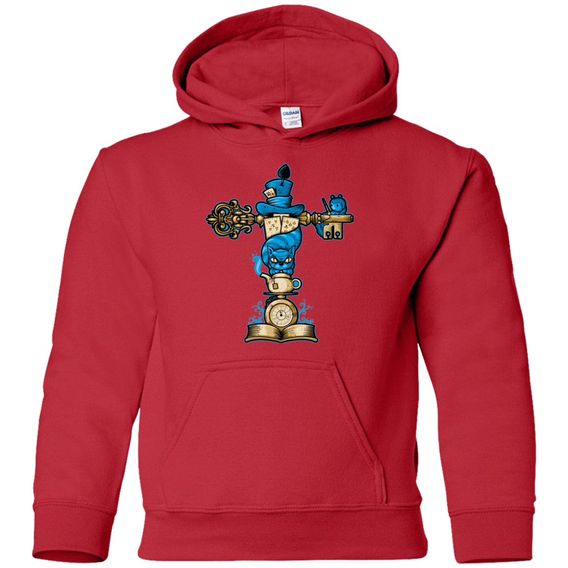 Sweatshirts Red / YS Wonderland Totem Youth Hoodie