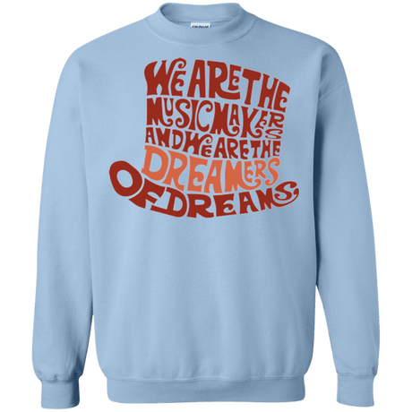 Sweatshirts Light Blue / Small Wonka Brown Crewneck Sweatshirt