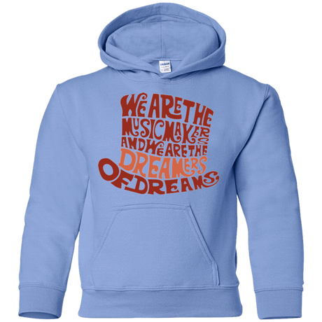 Sweatshirts Carolina Blue / YS Wonka Brown Youth Hoodie